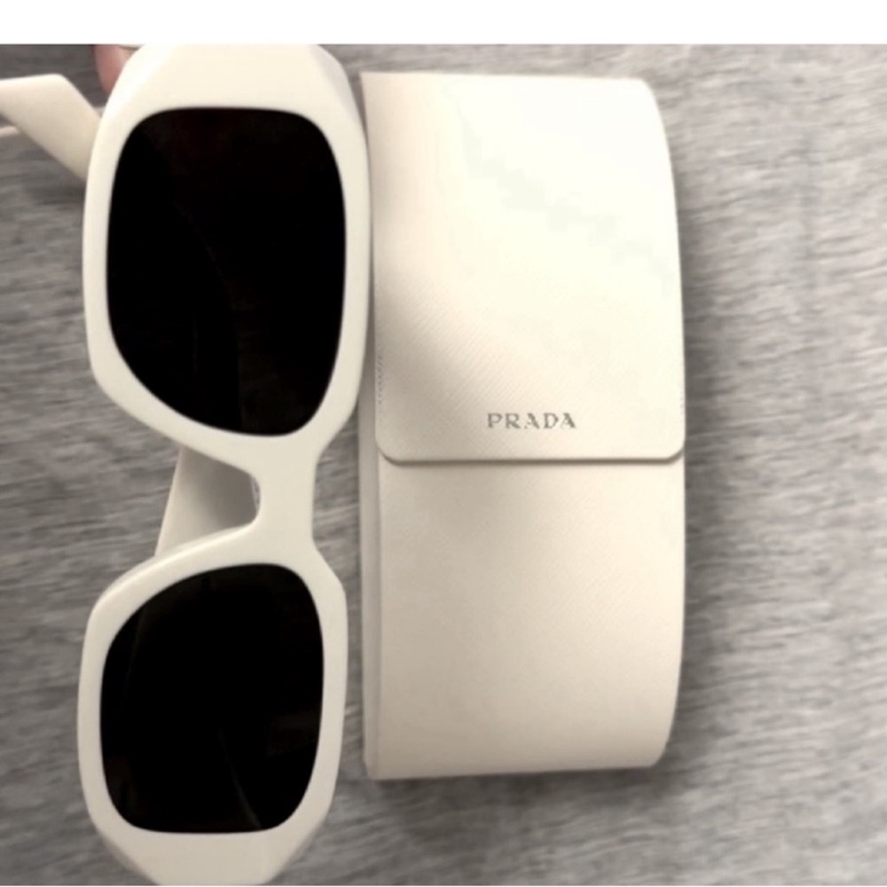 Prada White Sunglasses